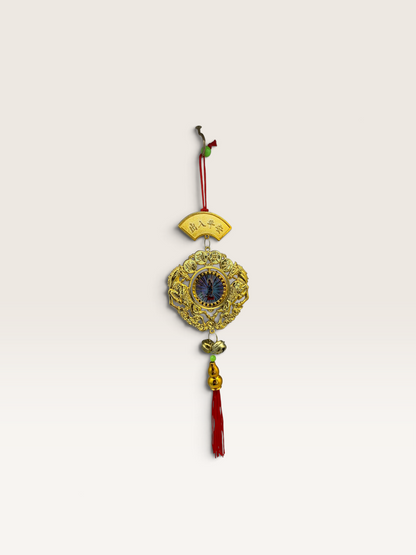 11196 - 12" Quan Yin Hanger Gold Horse B |23-3|