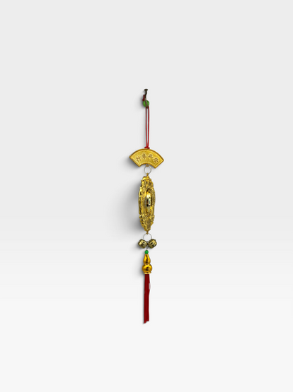 12167 - 12" Quan Yin Hanger Lucky Gods Gold |TBD|