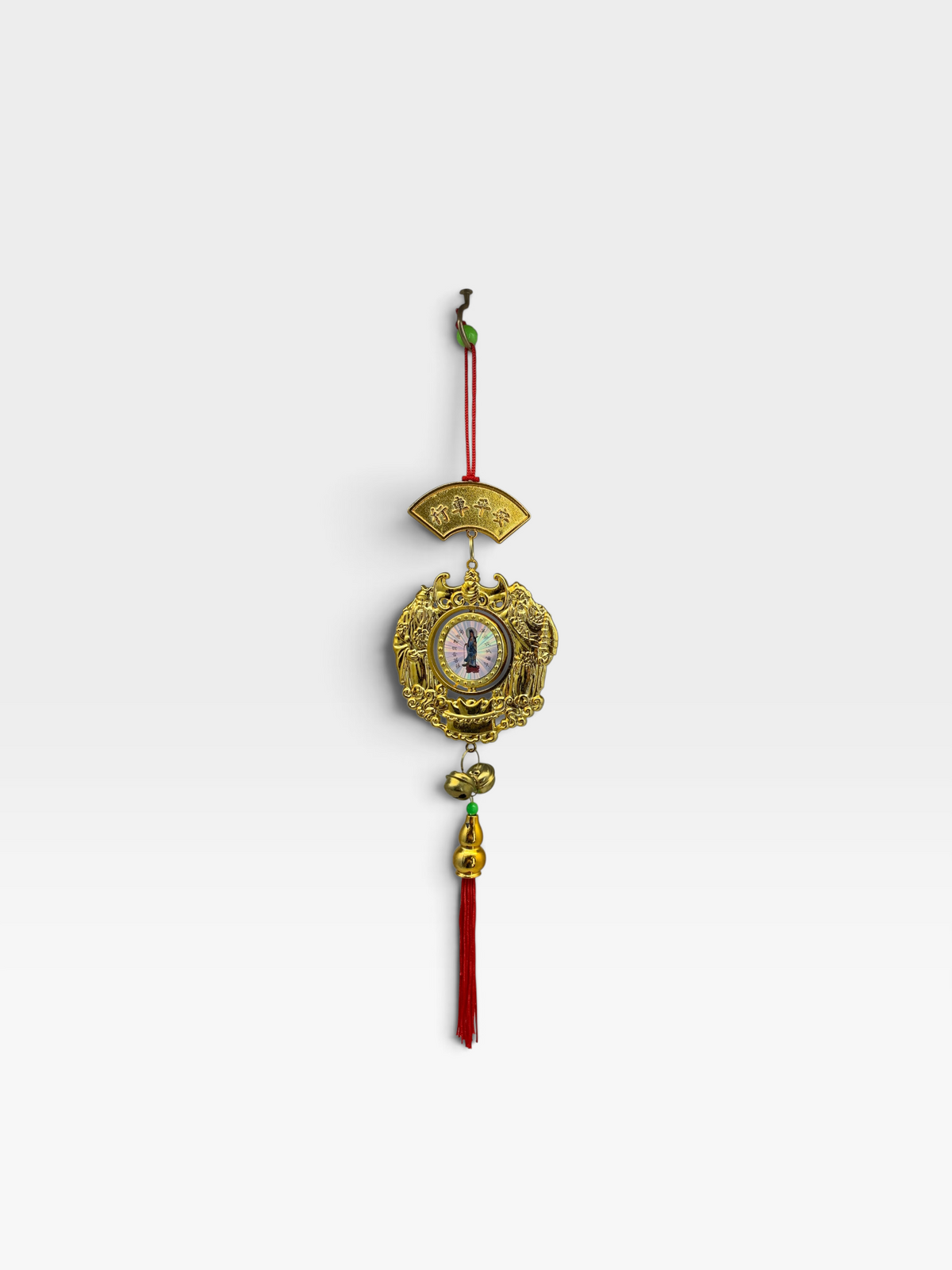 12167 - 12" Quan Yin Hanger Lucky Gods Gold |TBD|