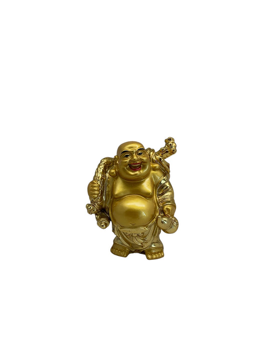 15795 - 4" Bright Gold Buddha - Gourd |Bu-02|