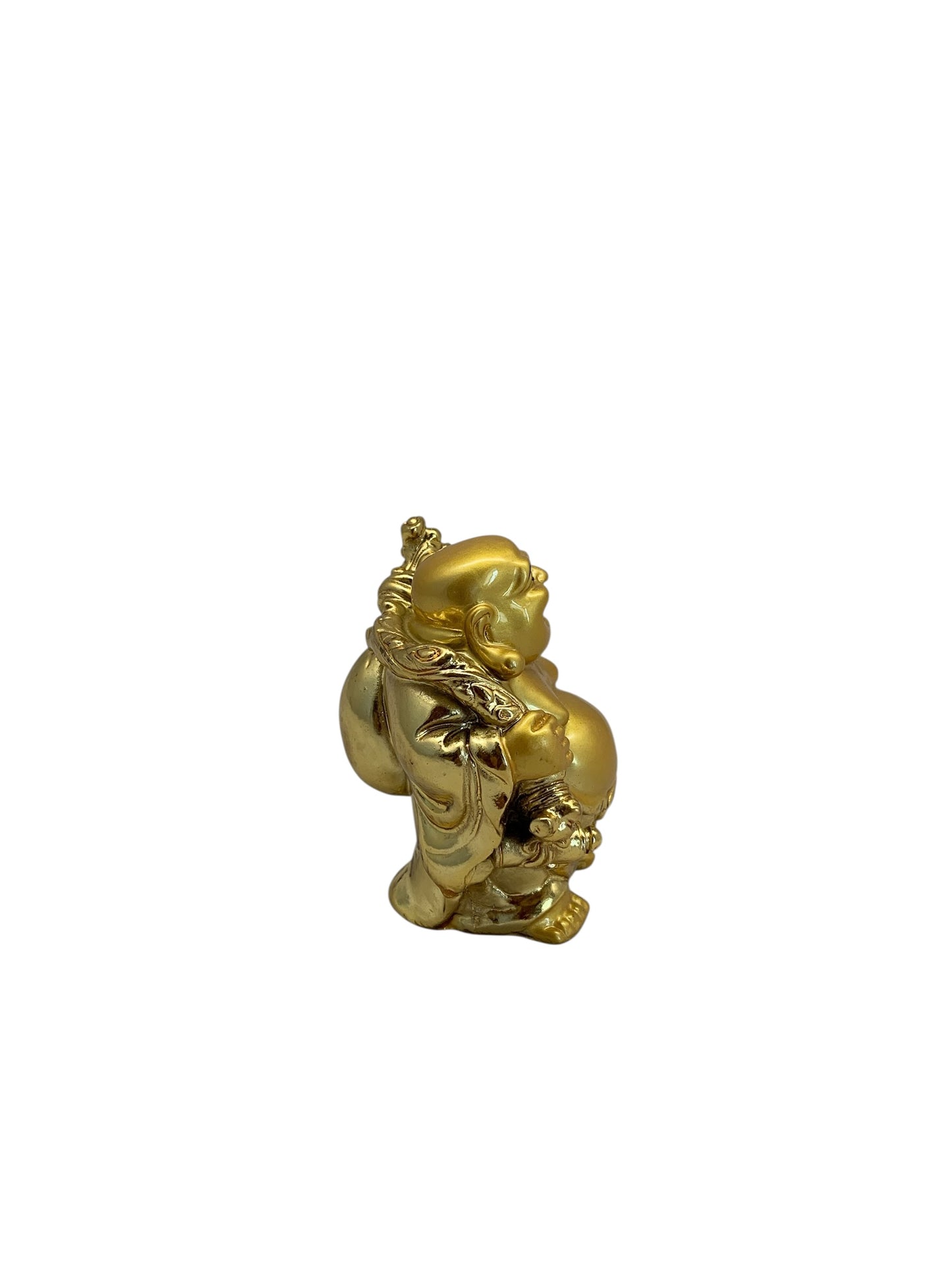 15795 - 4" Bright Gold Buddha - Gourd |Bu-02|