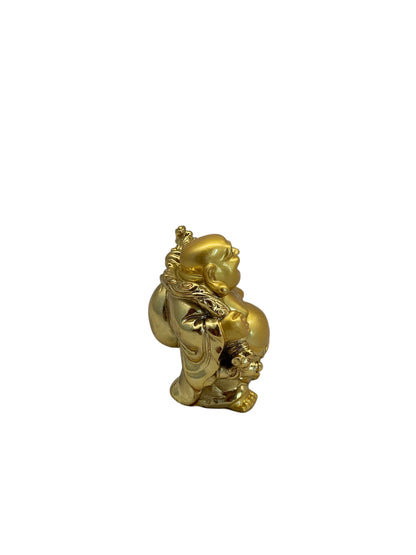 15795 - 4" Bright Gold Buddha - Gourd |Bu-02|