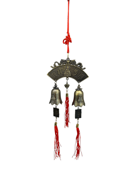 14424 - Hanger Dragon Quan Yin Bells 12" |9-14|