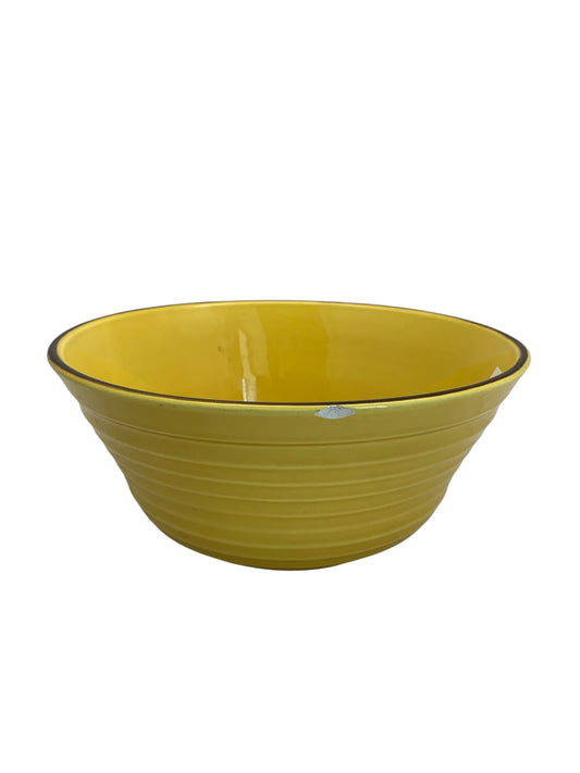11687 - Mustard Brownstone Bowl 9" |10-15|