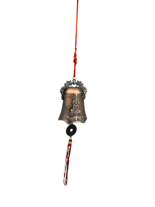 10393 - Brass Wind Chime Bell Outdoor Garden Decor 12" |9-14|