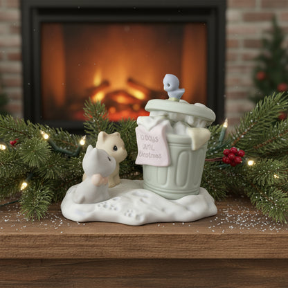 35545 - 5" Sugartown Garbage Can Figurine |H-6|