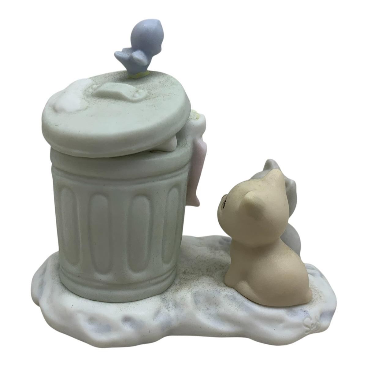 35545 - 5" Sugartown Garbage Can Figurine |H-6|