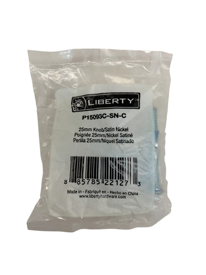 26663 - |4 Pack| Liberty Knob Satin 25mm "P15093C-SN-C"|11-12|