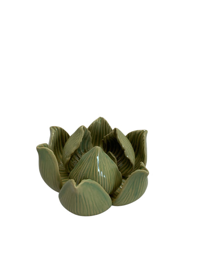 16916 - Lotus Burner Green 6" |22-13| Sent for pic 6/26 LC