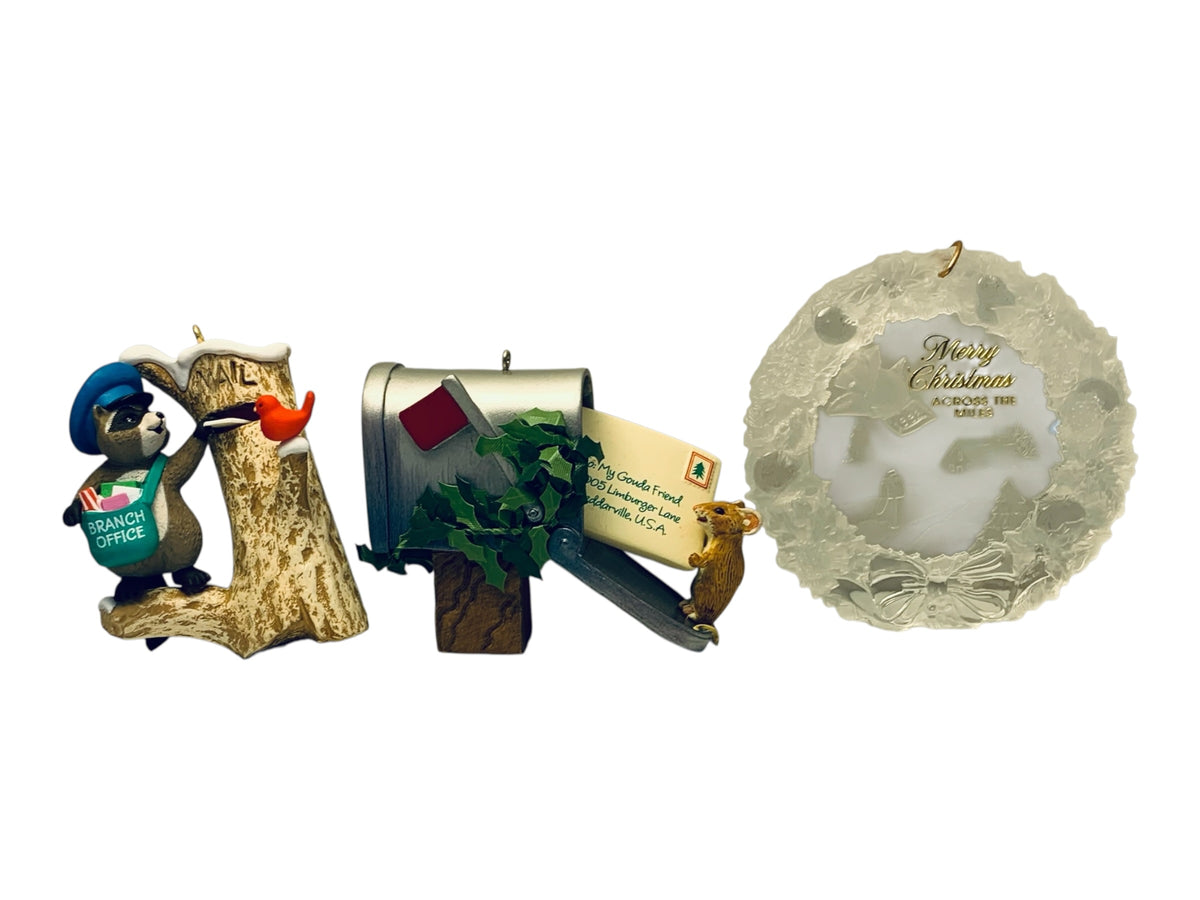 12365 - Set of 3 Mail On Christmas Ornaments 5" |TBD|