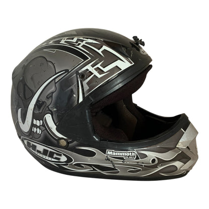 37358 - HJC Helmet Youth Size Small Black White CL-X5Y Mammoth Used 13" |S-O|