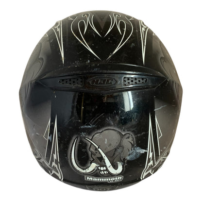 37358 - HJC Helmet Youth Size Small Black White CL-X5Y Mammoth Used 13" |S-O|
