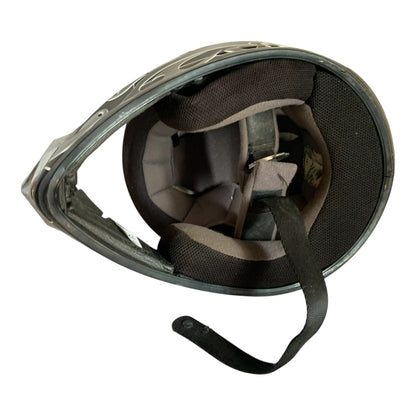 37358 - HJC Helmet Youth Size Small Black White CL-X5Y Mammoth Used 13" |S-O|