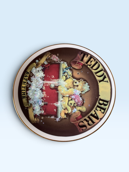30174 - 8" Teddy Bears Bath Time Plate |10-15|