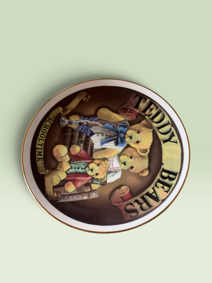 29439 - 8" Teddy Bears School Time Plate |10-15|