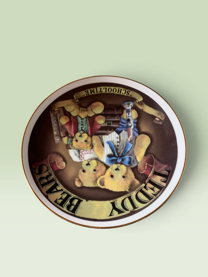 29439 - 8" Teddy Bears School Time Plate |10-15|