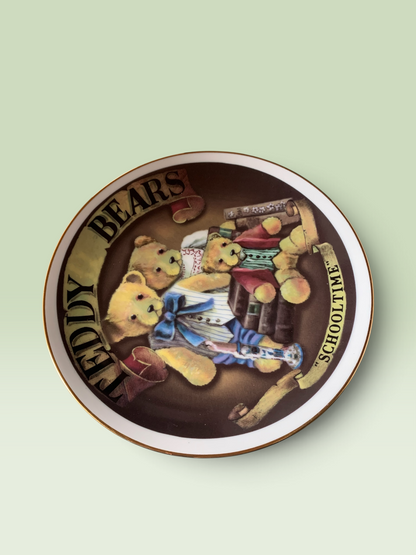29439 - 8" Teddy Bears School Time Plate |10-15|