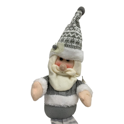 11977 - 20" Shelf Sitter Grey Santa |Pod 2-2|