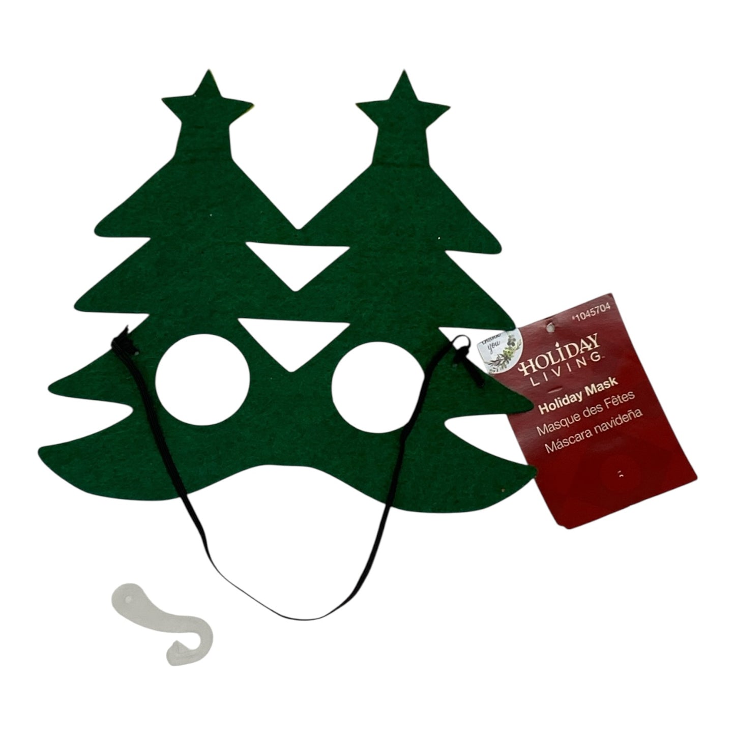28422 - Felt Xmas Tree Mask 8" |Pod 2-23|