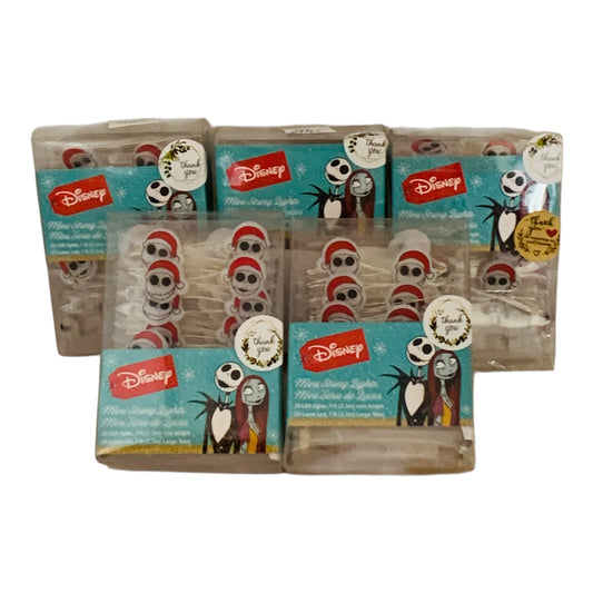 29995 - Set of 5 Disney Nightmare B4 Xmas Mini Lights |G-30|