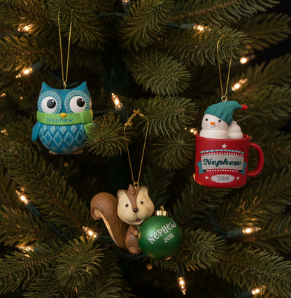 5405 - Set of 3 Hallmark Keepsake Nephew Ornaments 4" |TBD|