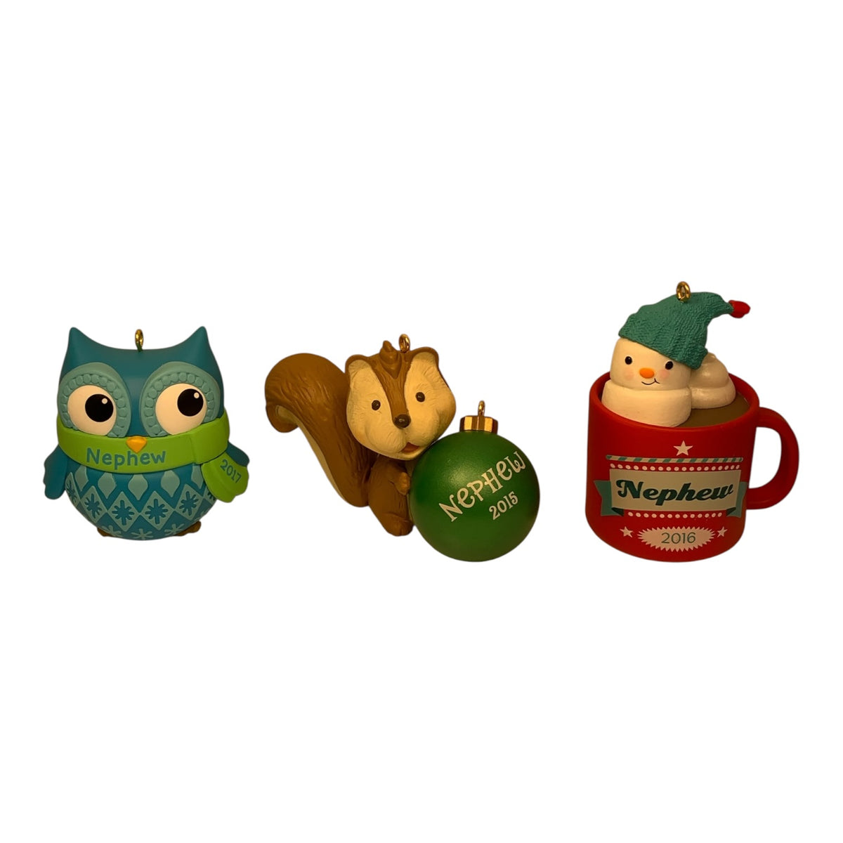 5405 - Set of 3 Hallmark Keepsake Nephew Ornaments 4" |TBD|