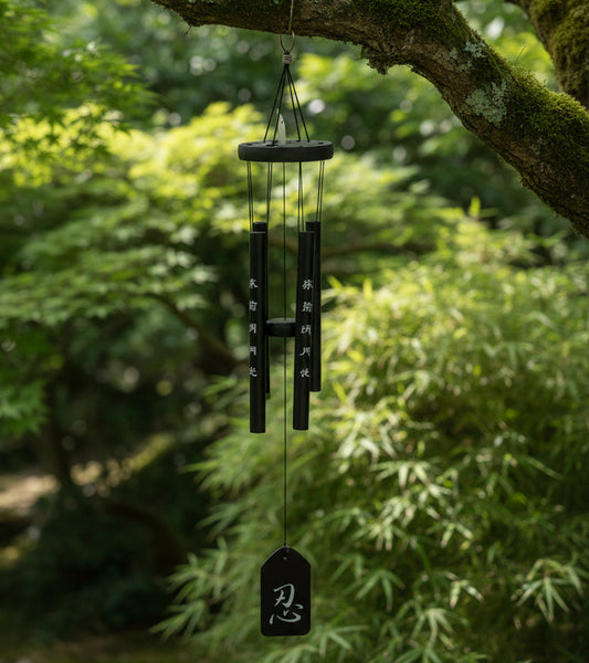 31319 - Black And White Windchime Outdoor Decor Item |TBD|