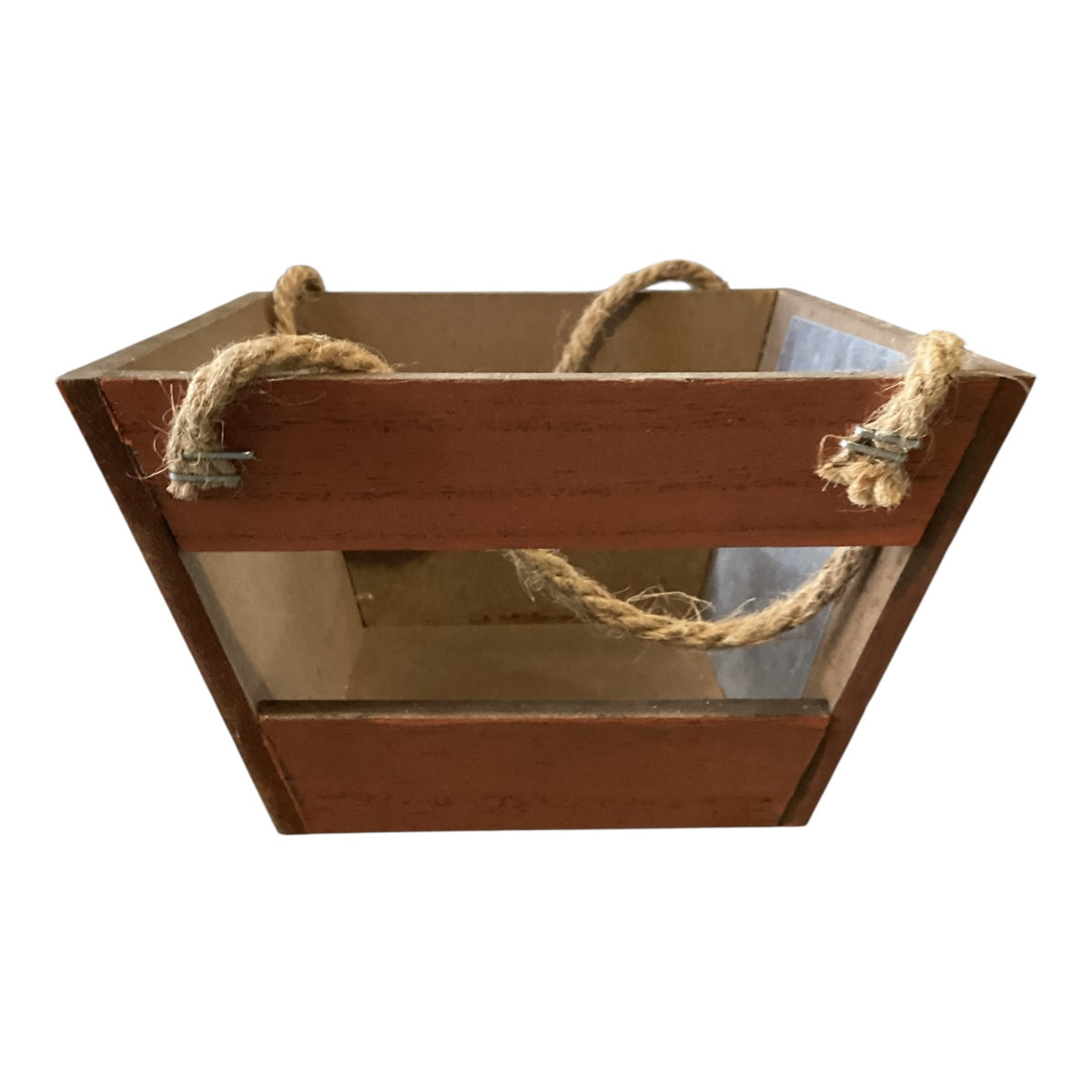 14930 - Pumpkin Patch Wood Basket 6" - |23-3|