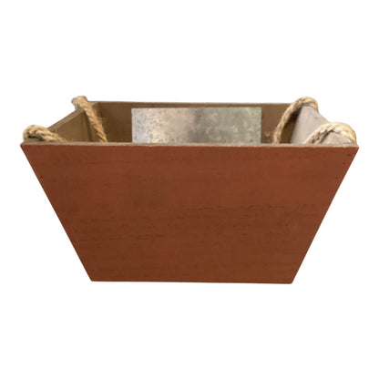 14930 - Pumpkin Patch Wood Basket 6" - |23-3|