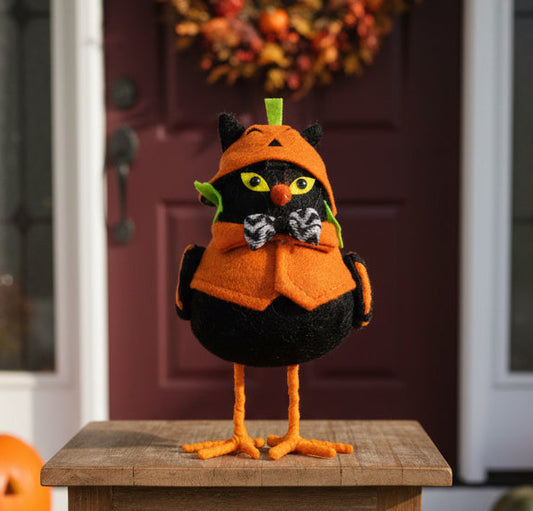 25129 - Pumpkin Black Bird 4" |Pod 1-5|