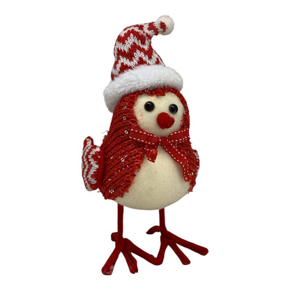 11040 - 9" KNIT RED SNOW BIRD |TBD|