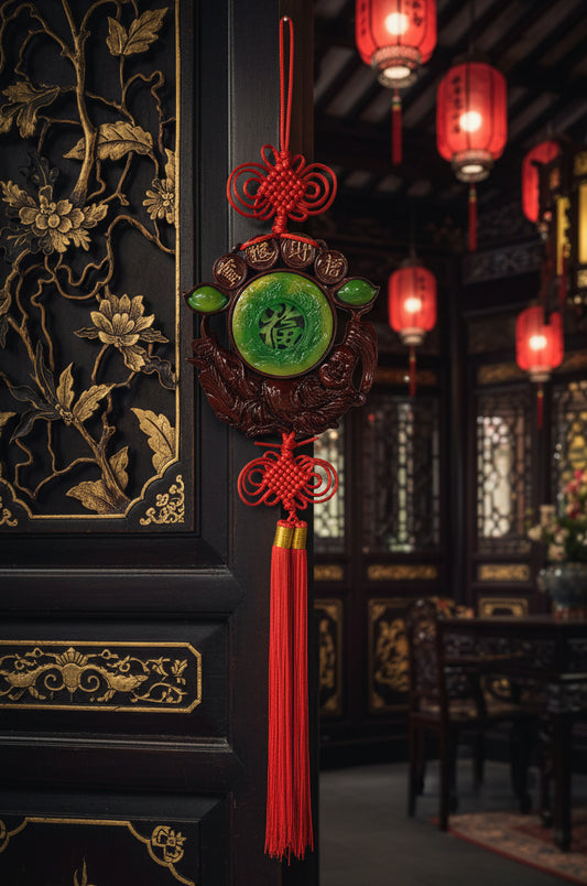 9032 - Buddha Dragon Wood Hanger |22-11|