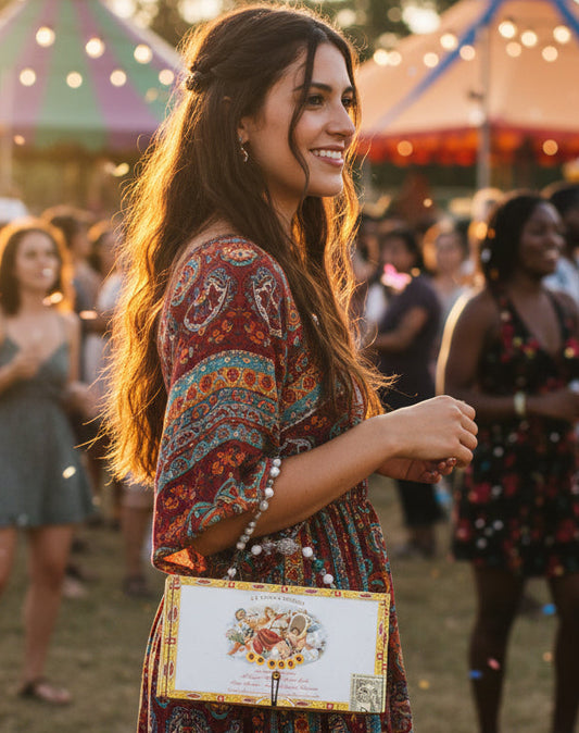 28205 - 10" La Gloria HAND CRAFTED Cubana Purse |TBD|