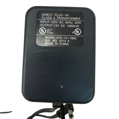 42821 - AC Adapter For Madol 57A-14-1800 Direct Plug-In Class 2 Transformer |S-10|