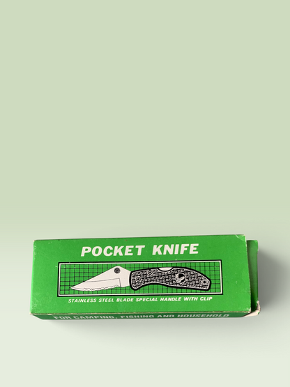 14820 - 2 Pack 9" Folding Black With Eagle Pocket Knife |77|