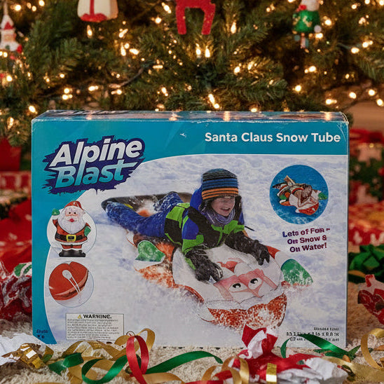 39392 - Inflatable Santa Claus Snow Tube for Kids' Winter Snow Tubing Adventure |TBD|