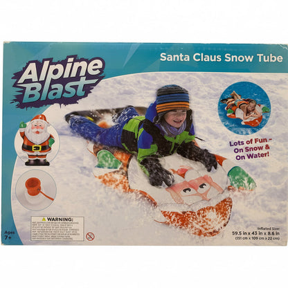 39392 - Inflatable Santa Claus Snow Tube for Kids' Winter Snow Tubing Adventure |TBD|