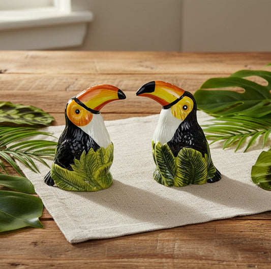 31697 - Aloha Toucan Salt & Pepper Shakers 5" |4-26|