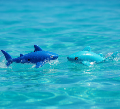 23852 - Set of Two 6" Bath Time Buddy Wind Up Sea Animal Shark |TBD|