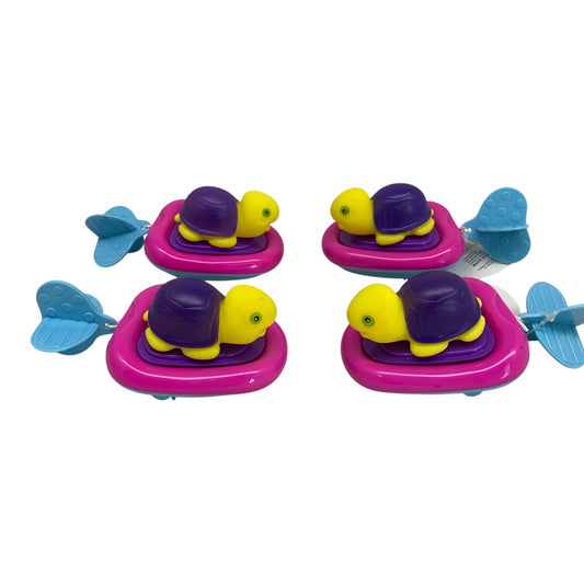 36669 - Set of 4 Bathtime 4" Turtle Wind Up Splash Toys |TBD|