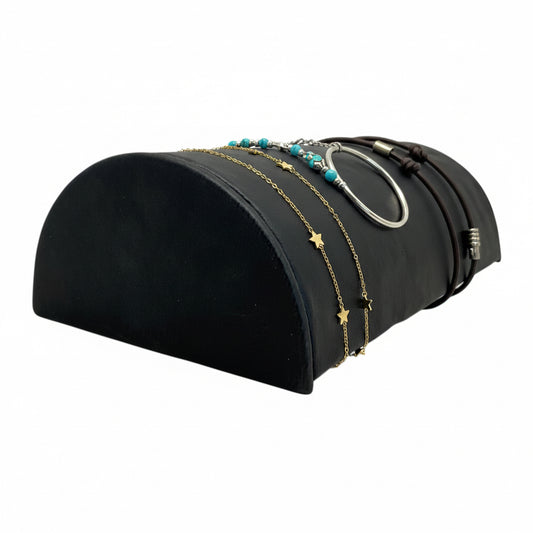 12087 - Black Leather Jewelry Display |TBD|