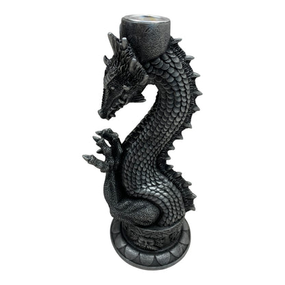 10580 - 10" Dragon Candle Holder - |9-4|