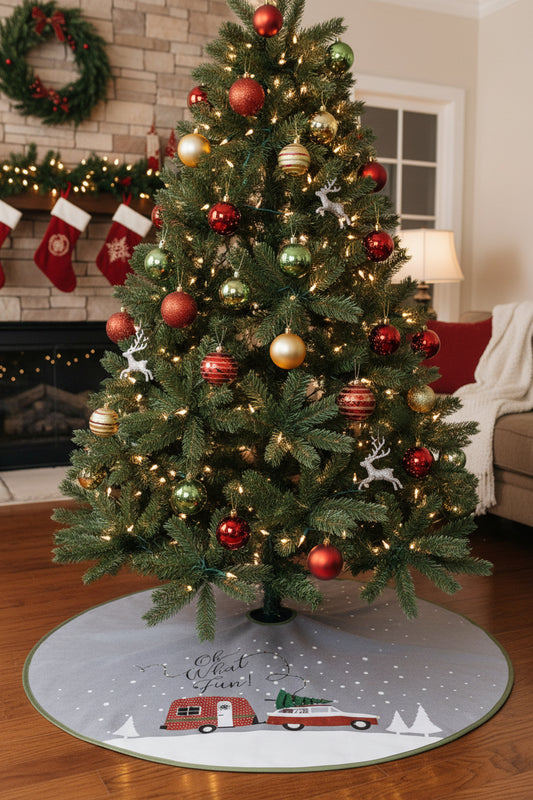 24174 - Oh What Fun 48" Tree Skirt |23-3|