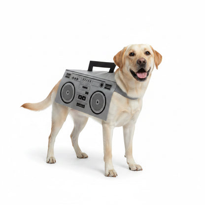 13077 - Pet Boom Box Costume Dog Costume Size Large 21" |TBD|