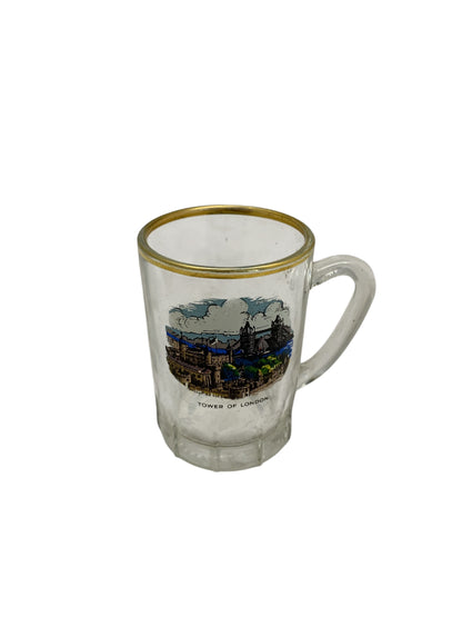 35198 - 3" Tower Of London Glass Shot Mug Shot Glass |7-20|