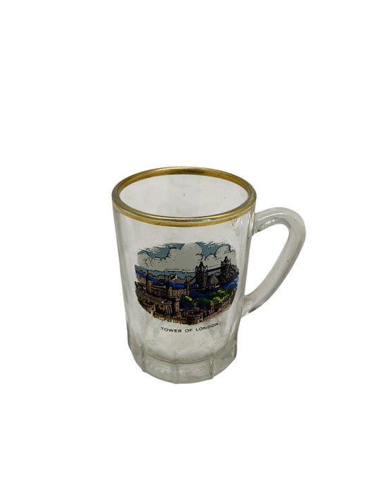 35198 - 3" Tower Of London Glass Shot Mug Shot Glass |7-20|
