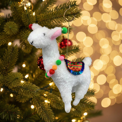 27098 - 8" Llama Ornament - |Pod 2-10|
