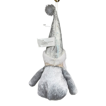 29398 - 8.5" Small Silver Santa Plush - |Pod 2-10|