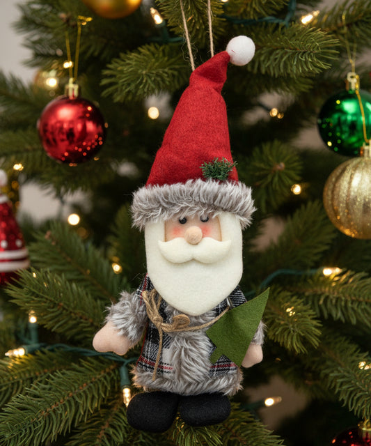 48420 - Santa Clause Plush Christmas Ornament |TBD|
