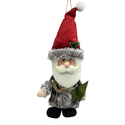 48420 - Santa Clause Plush Christmas Ornament |TBD|